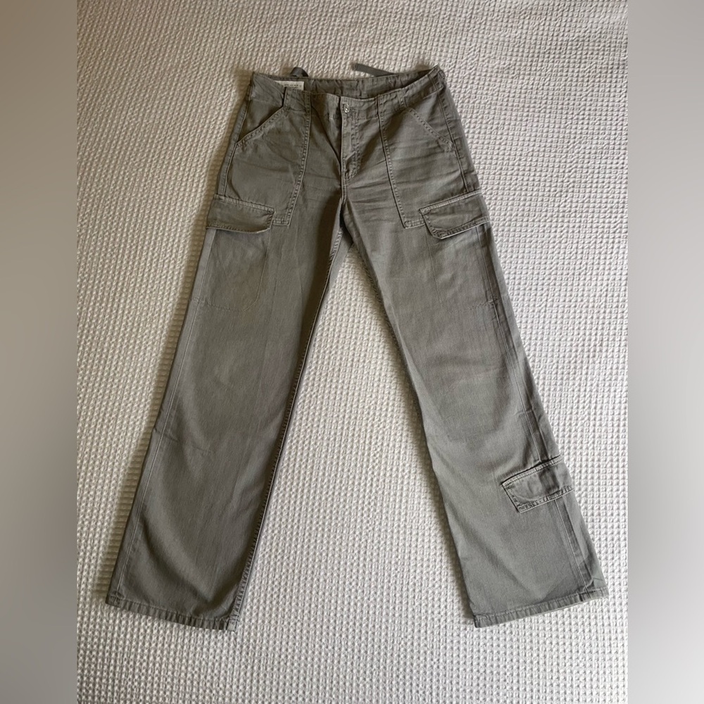 Zara Grey/ Khaki Cargo Pants